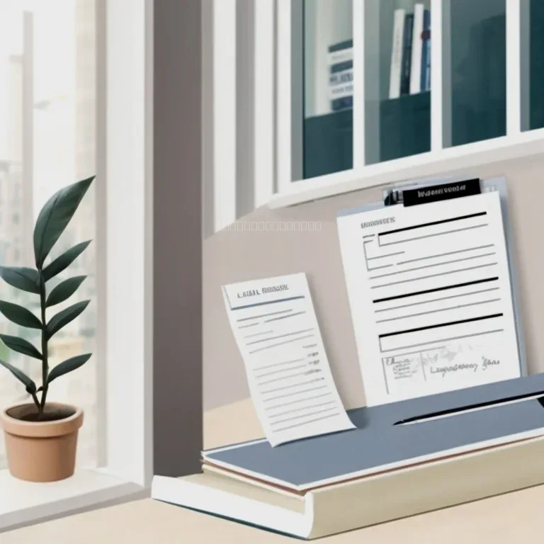 Legal documents and apartment keys